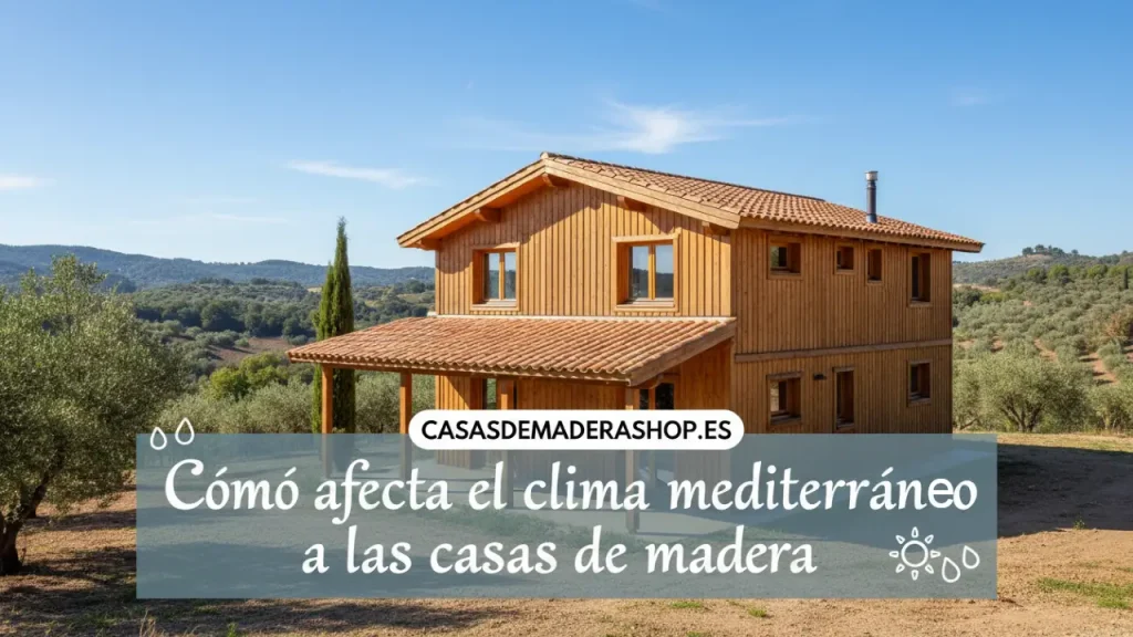 Cómo afecta el clima mediterráneo a las casas de madera
