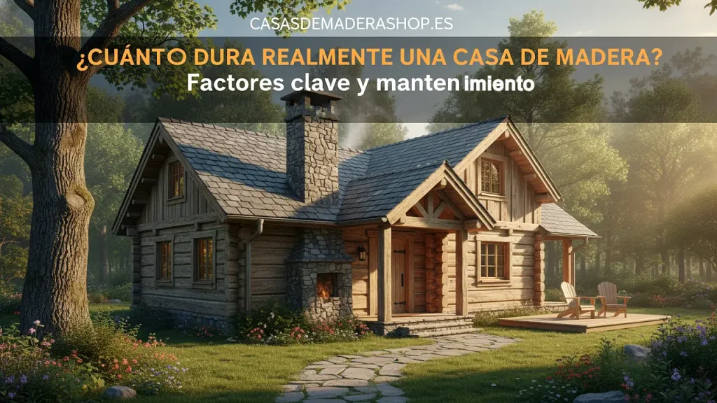 ¿Cuánto dura realmente una casa de madera? Factores clave y mantenimiento