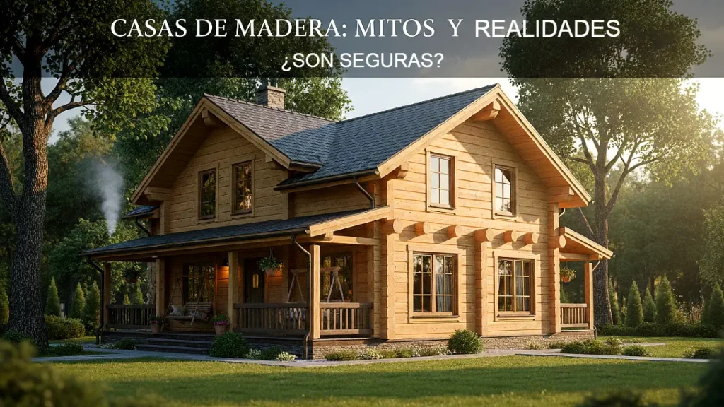 ¿Las casas de madera son seguras? Mitos y realidades