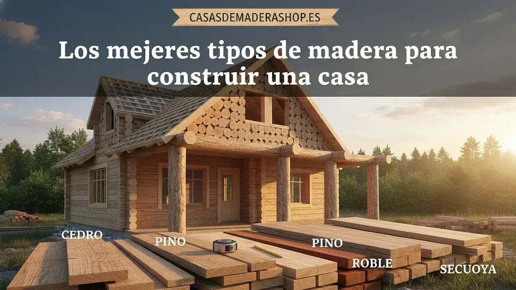 Mejores tipos de madera para construir una casa