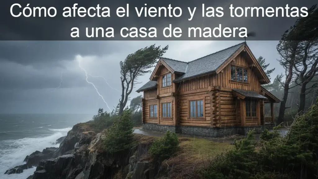 Cómo afecta el viento y las tormentas a una casa de madera: Guía de resistencia estructural