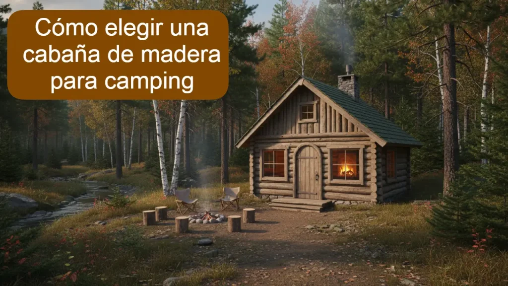 Cómo elegir una cabaña de madera para camping