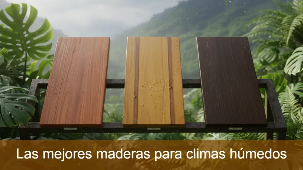 Las mejores maderas para climas húmedos